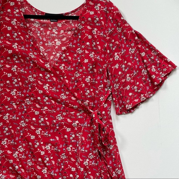 Sanctuary girl on fire floral wrap dress - Picture 5 of 6